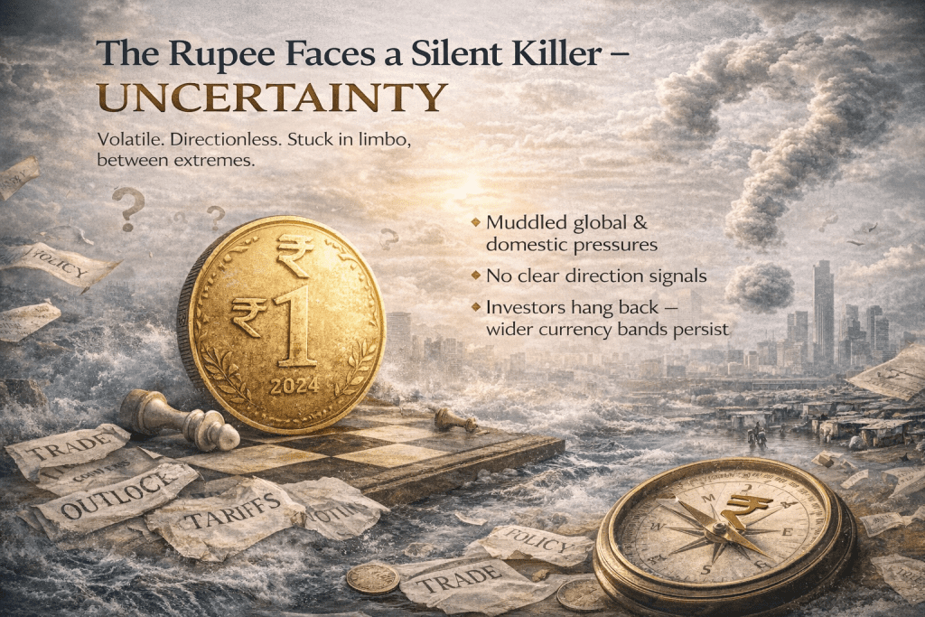 The Rupee Faces a Silent Killer — Uncertainty