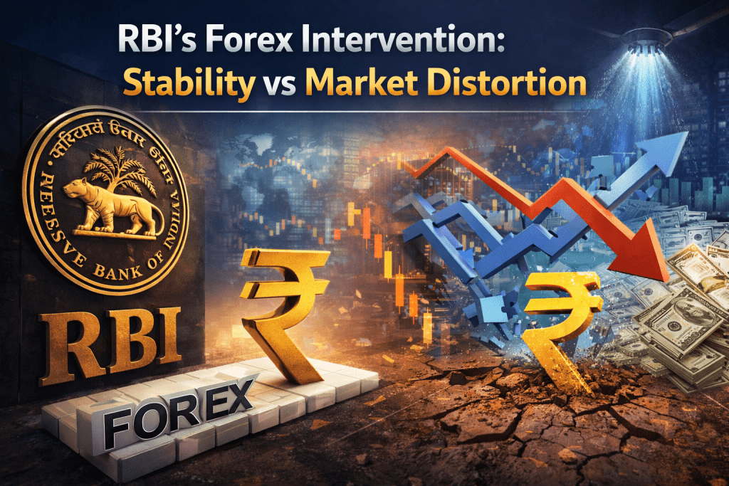RBI’s Forex Intervention: Stability vs Market Distortion