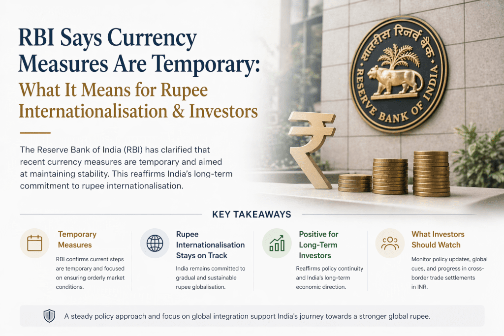 RBI Says Currency Measures Are Temporary: What It Means for Rupee Internationalisation & Investors