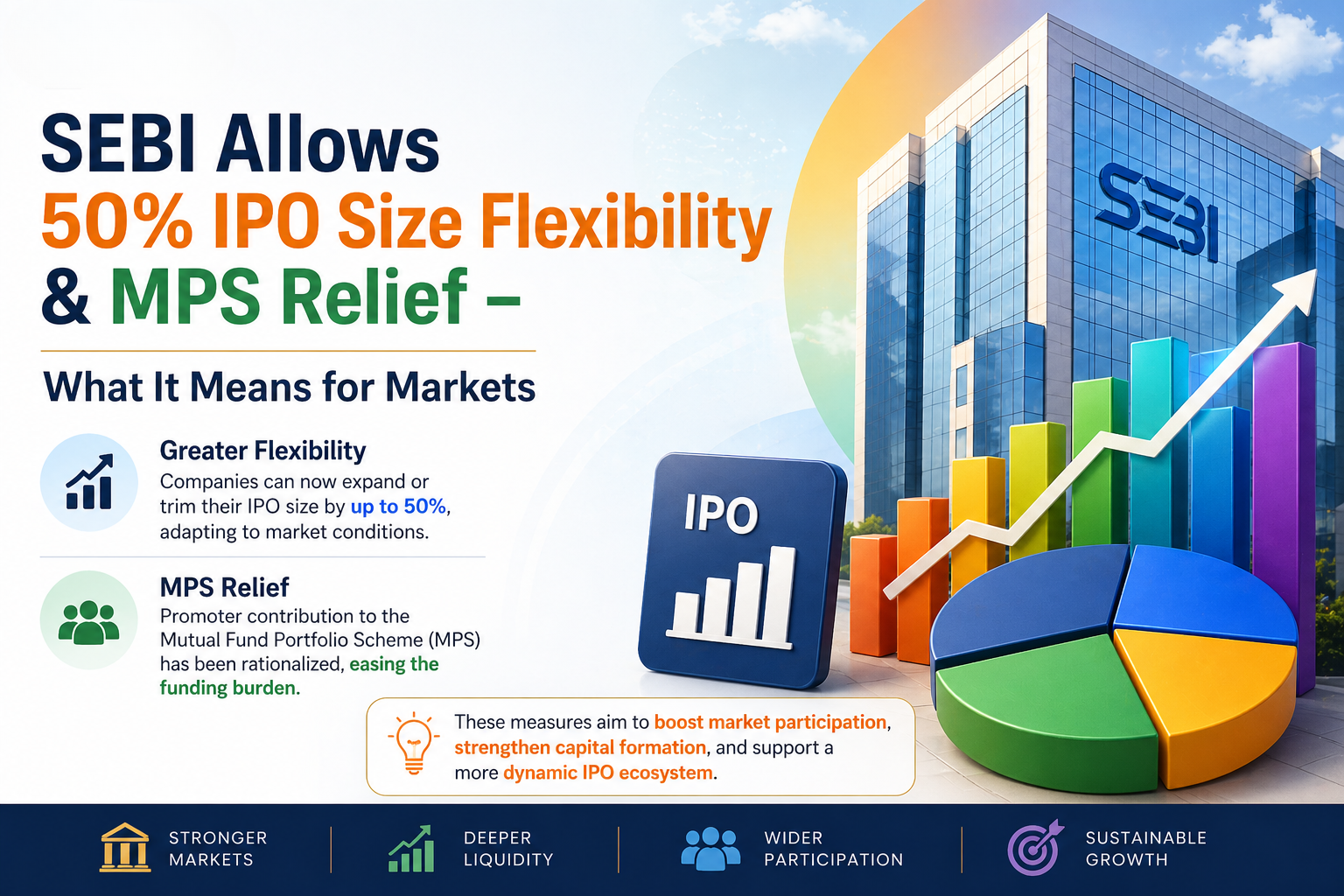 SEBI IPO size flexibility and MPS relief update for Indian capital markets