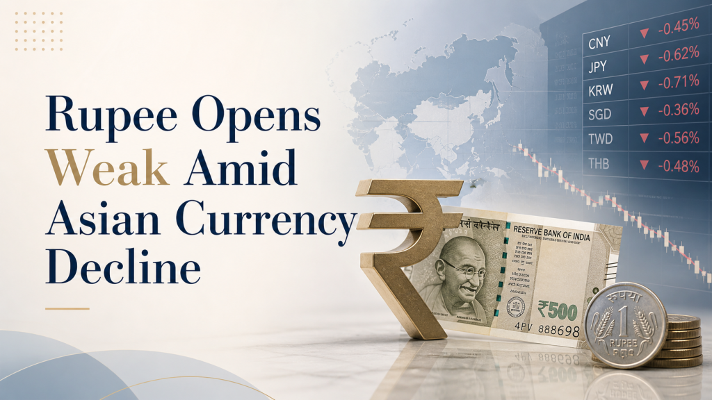 Rupee Opens Weak Amid Asian Currency Decline