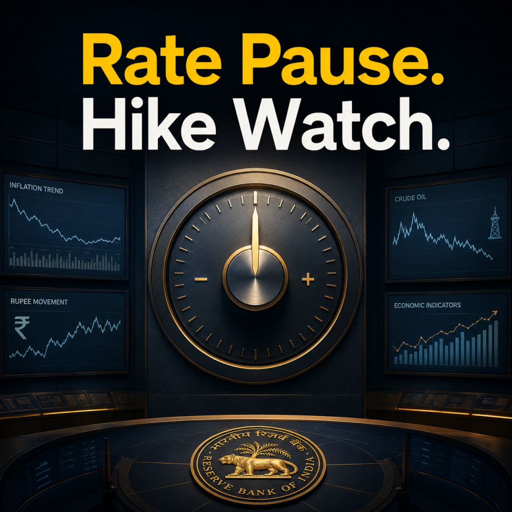 RBI Monetary Policy: Rate Pause, Future Hike Watch