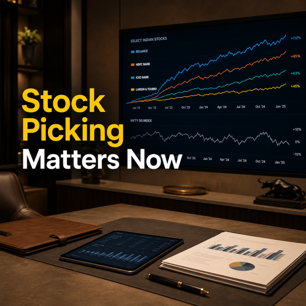 India’s Market Becomes a Stock-Pickers’ Market: Why Selection Matters More Than Index Direction